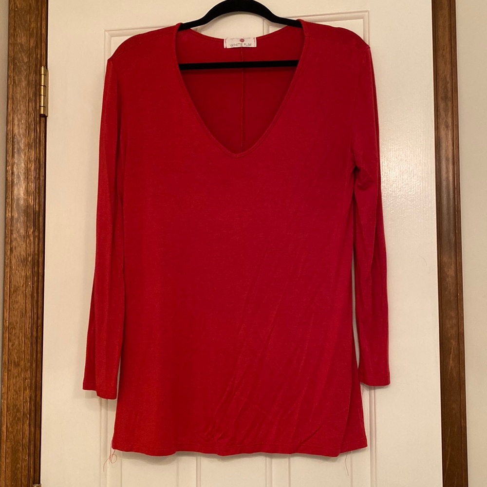 White Plum Burnt Ree/Orange Tunic - Med